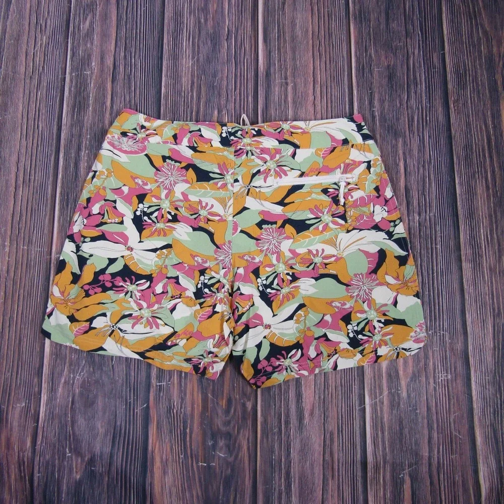 Marine Layer NEW NWT Mens 34 Coronado Board Shorts Swim Trunks Floral Green
